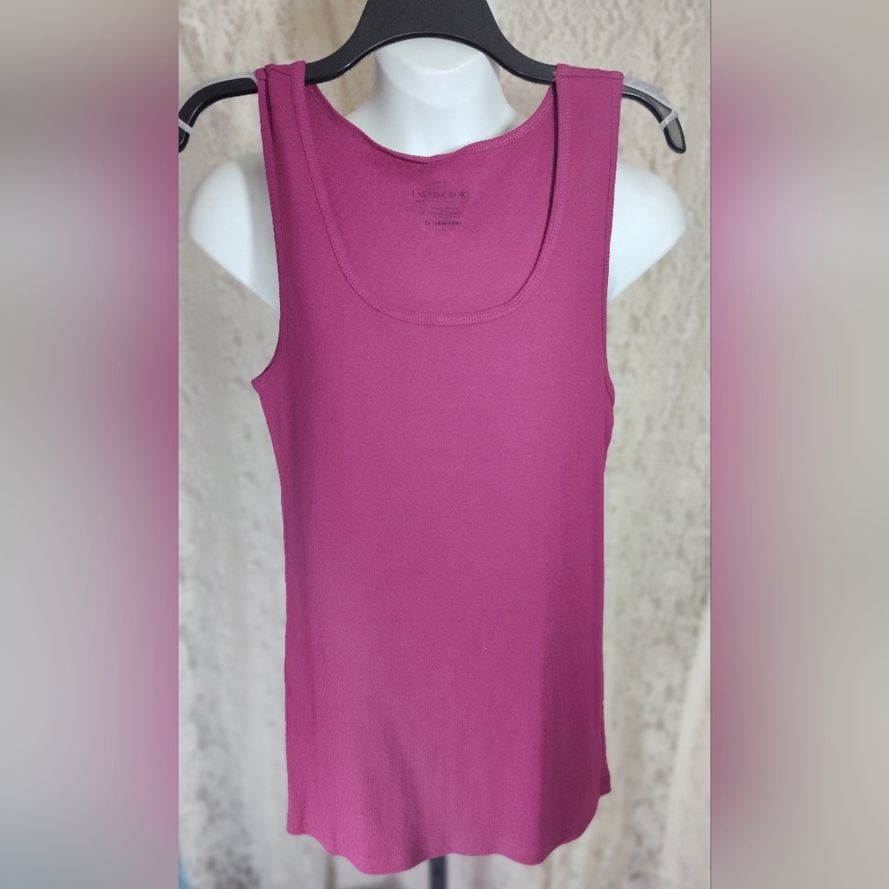 Faded Glory Women's Magenta Knit Tank Top Plus 2X Nwot